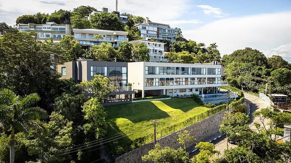 Vista da nova mansão de Neymar — Foto: instagram/Rafaella Bittencourt