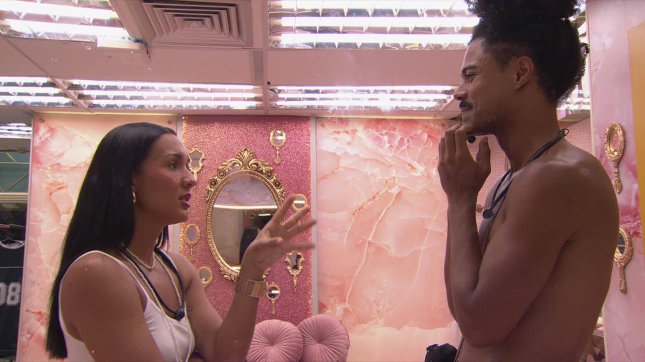 Breno e Maxiane analisam divisão de grupos: 'Vão preferir eliminar a gente'