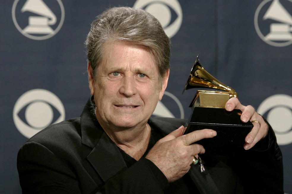 Brian Wilson não ganhou Grammys com o Beach Boys, mas venceu por seu trabalho solo — Foto: Reuters