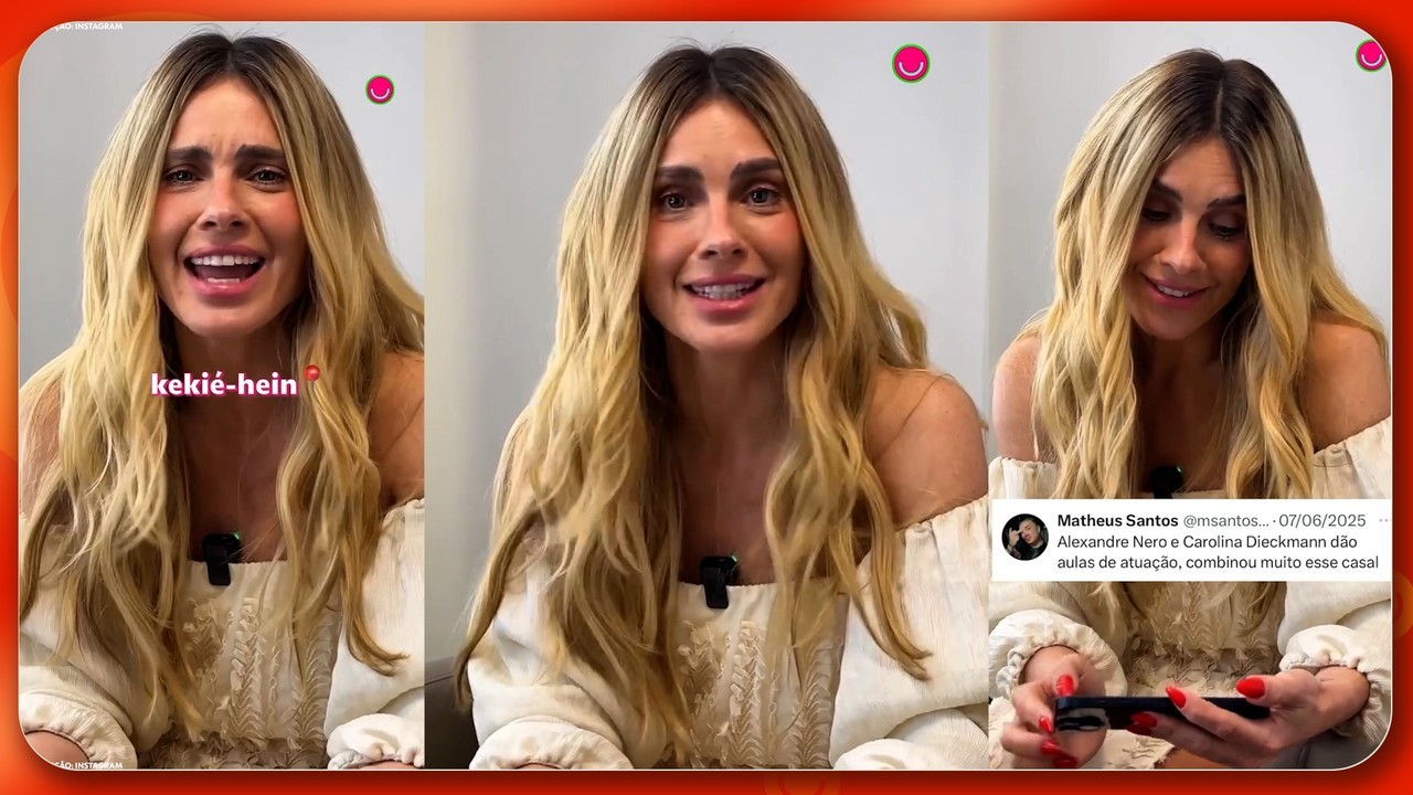 Carolina Dieckmmann brinca sobre as comparações de Leila com Fátima em Vale Tudo: 'Deu o golpe melhor'