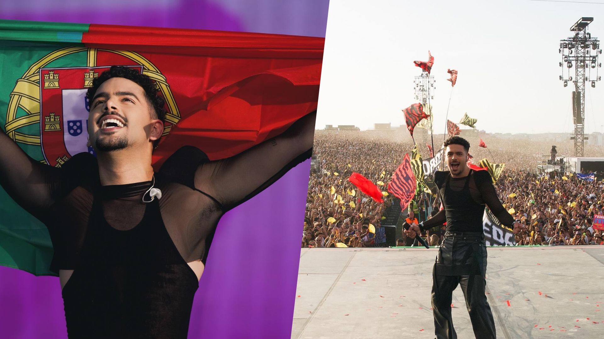 Pedro Sampaio celebra estreia no palco principal do Rock in Rio Lisboa para mais de 100 mil pessoas