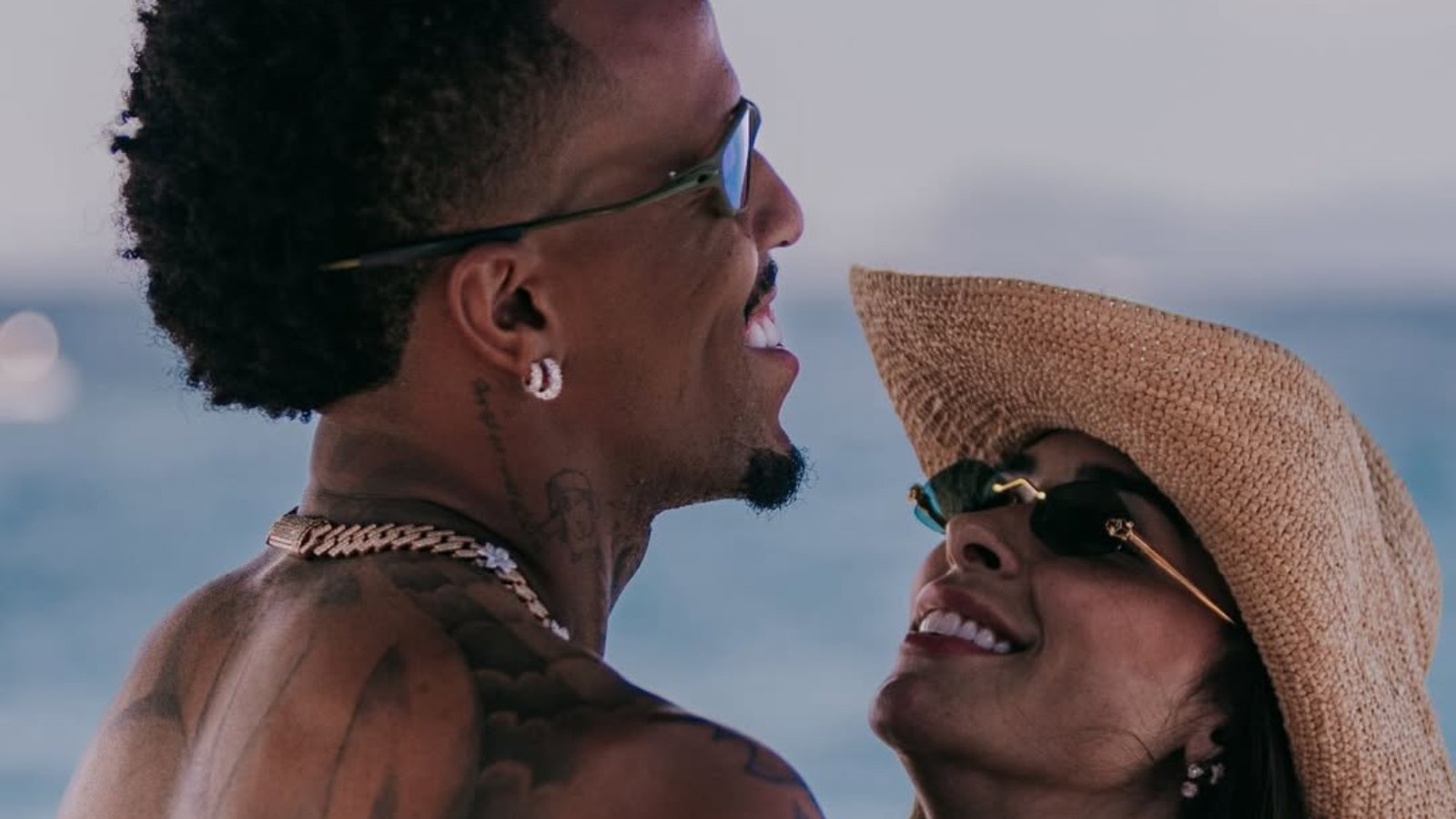 Eder Militão resgata momento com Tainá e se declara: 'Te amo'