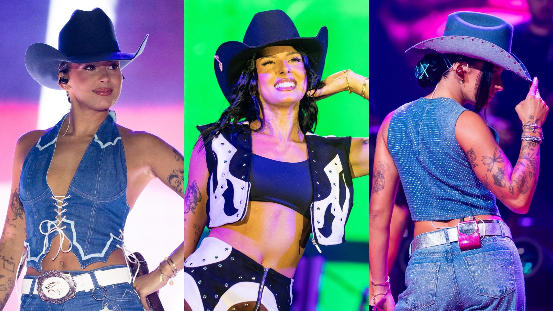 Ana Castela relembra maratona intensa de shows nas redes sociais; veja fotos