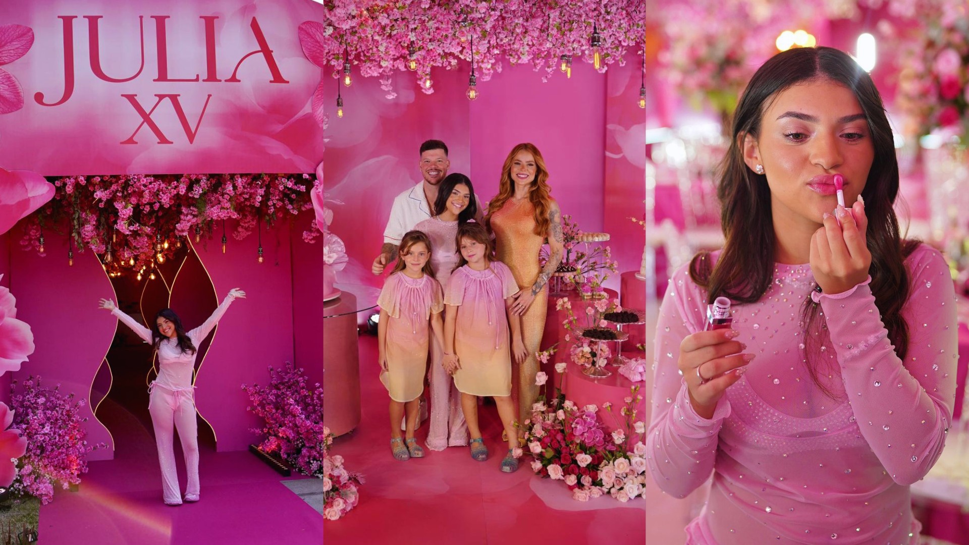 Ferrugem e Thaís Vasconcellos celebram 15 anos da filha com festão temático; veja fotos