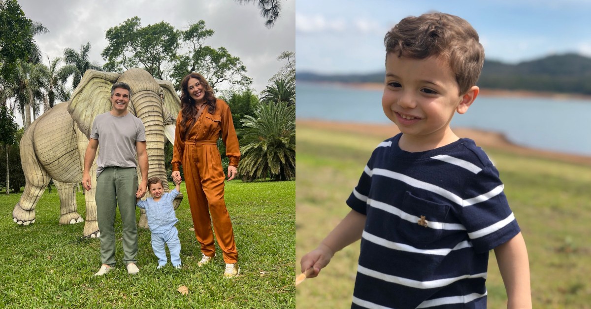 Claudia Raia posta fotos do filho, Luca, e encanta fãs: 'Cada dia mais lindo'