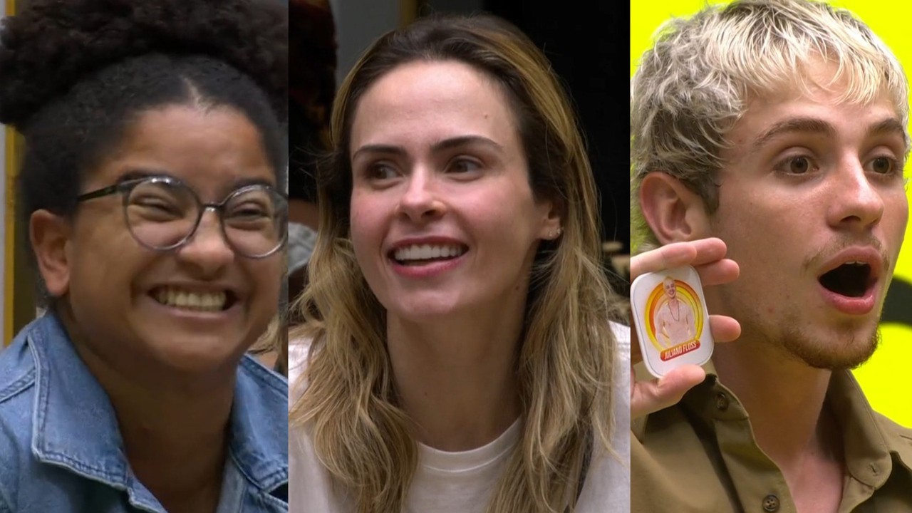 Milena, Ana Paula Renault e Juliano Floss são sorteados para o Ganha-Ganha