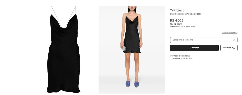 Bruna Marquezine chama atenção com 'pretinho básico' de cerca de R$ 19 mil em jantar com Shawn Mendes — Foto: Reprodução da Internet