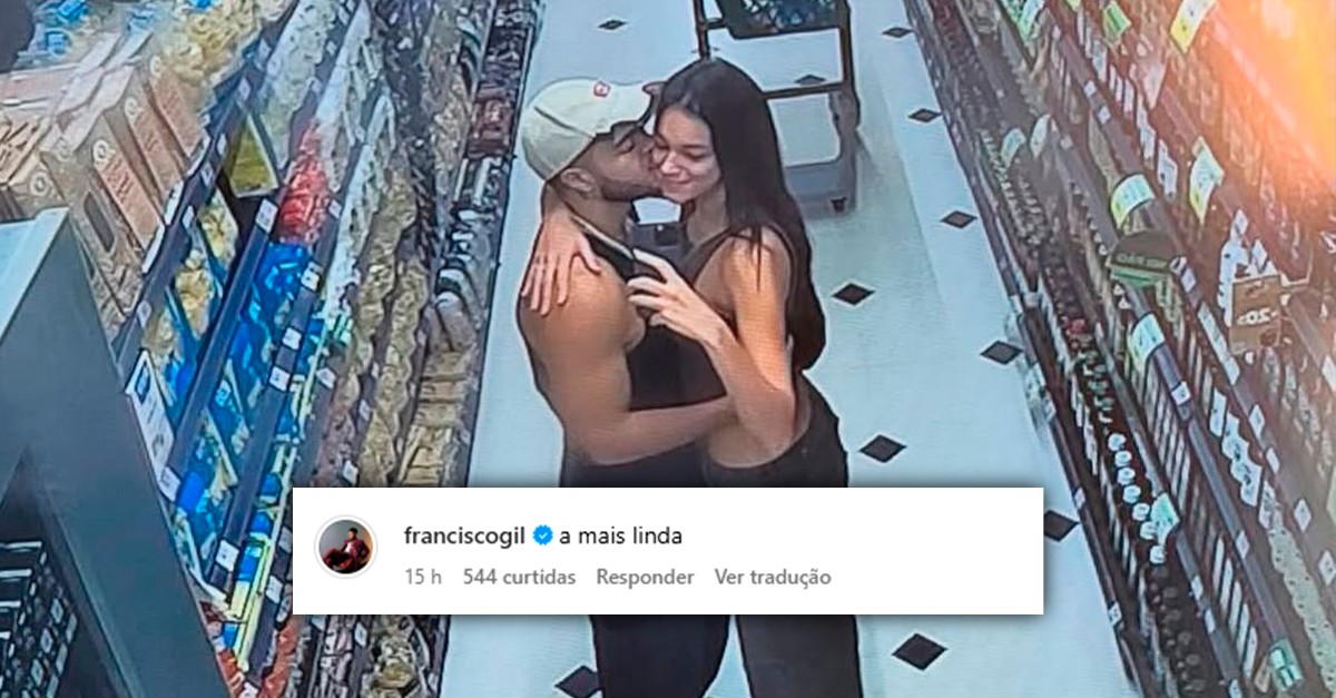 Após foto romântica com Francisco Gil, Alane Dias ganha elogio do cantor: 'A mais linda'