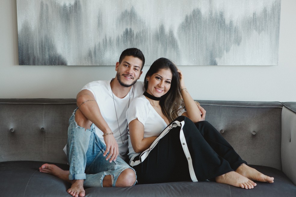 Arthur Aguiar e Mayra Cardi   — Foto: Isabella Pinheiro/Gshow