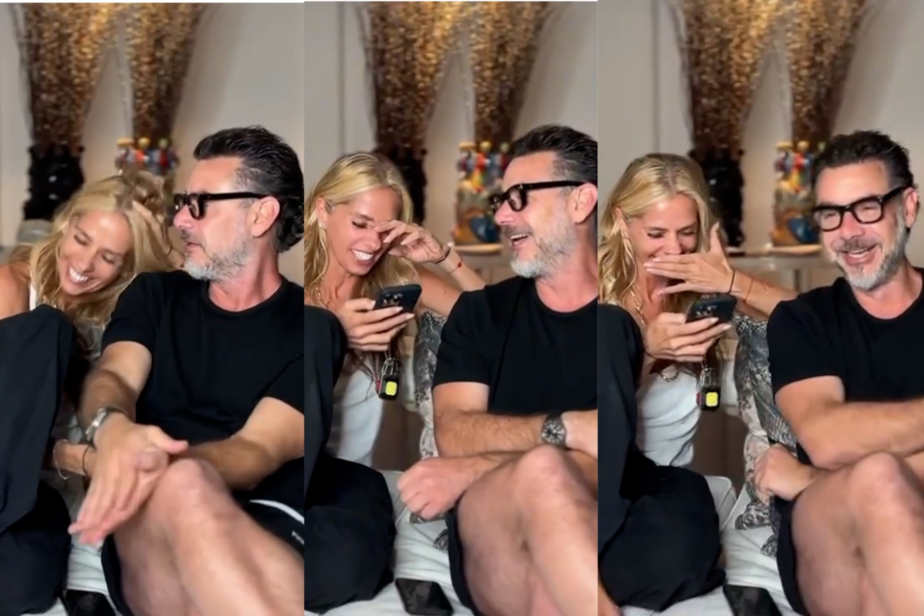 Marido de Adriane Galisteu acerta itens de beleza em brincadeira e surpreende web: 'Nem eu sei'