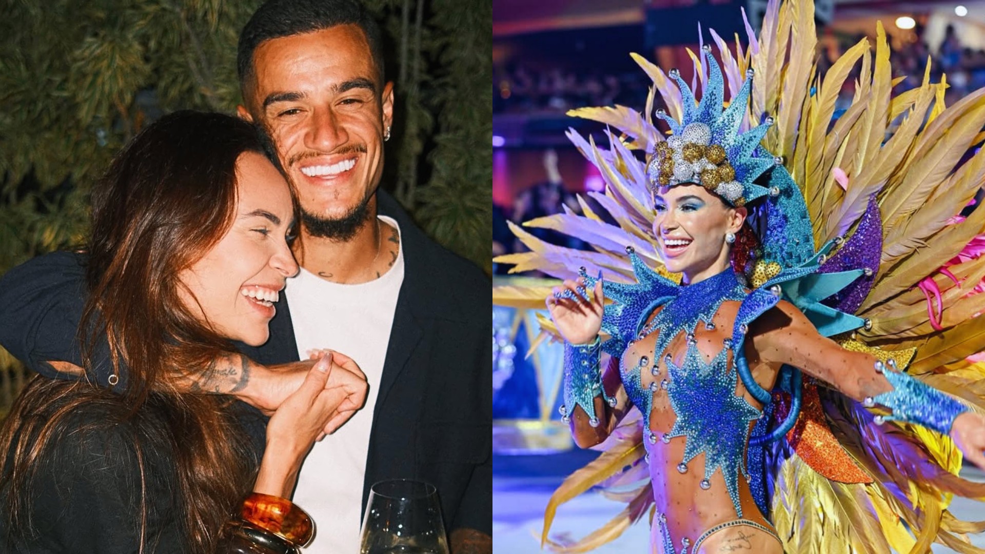 Mulher de Philippe Coutinho abre álbum de Carnaval após rebater rumores de crise no casamento
