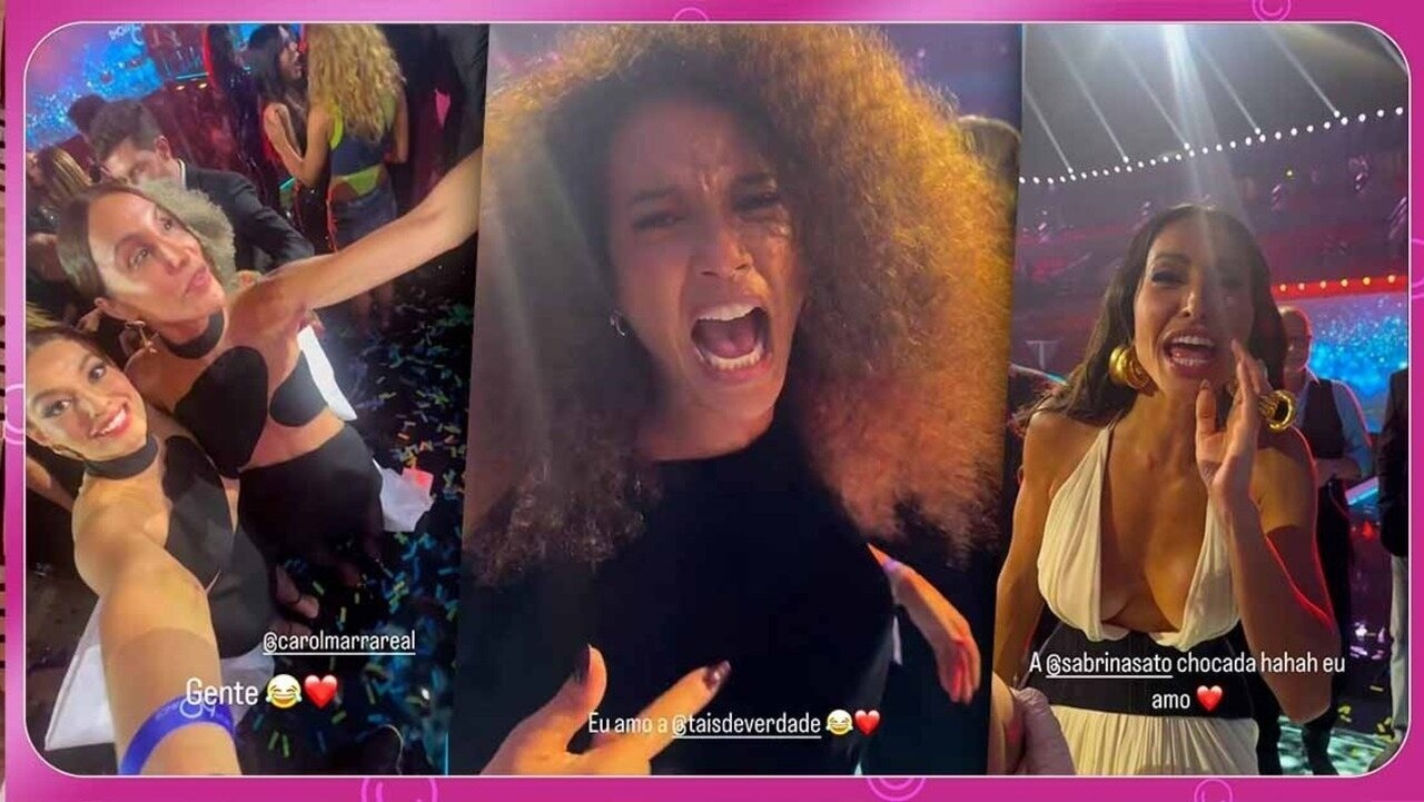 Taís Araujo brinca com 'torra-torra' de looks das famosas em festa de 60 anos da TV Globo; veja reação