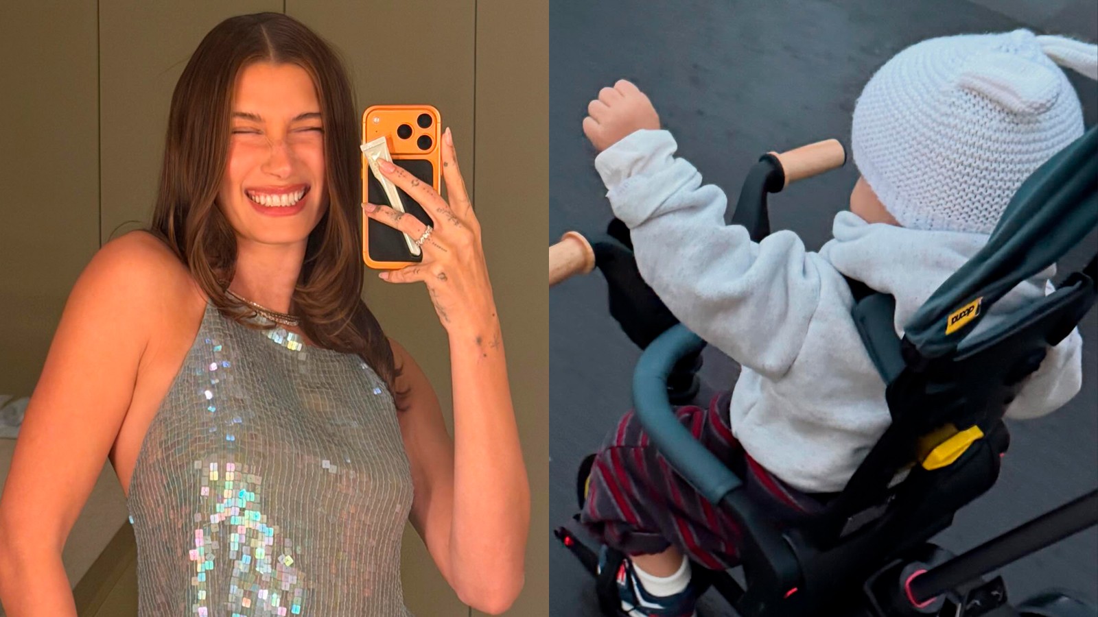 Hailey Bieber abre álbum da comemoração de seus 29 anos com foto do filho, Jack