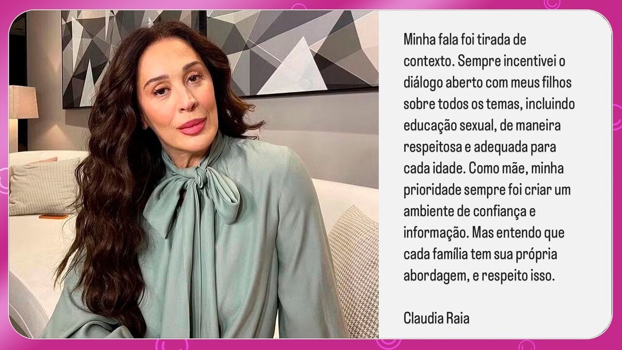 Claudia Raia se manifesta após polêmica com vibrador viralizar | Gshow