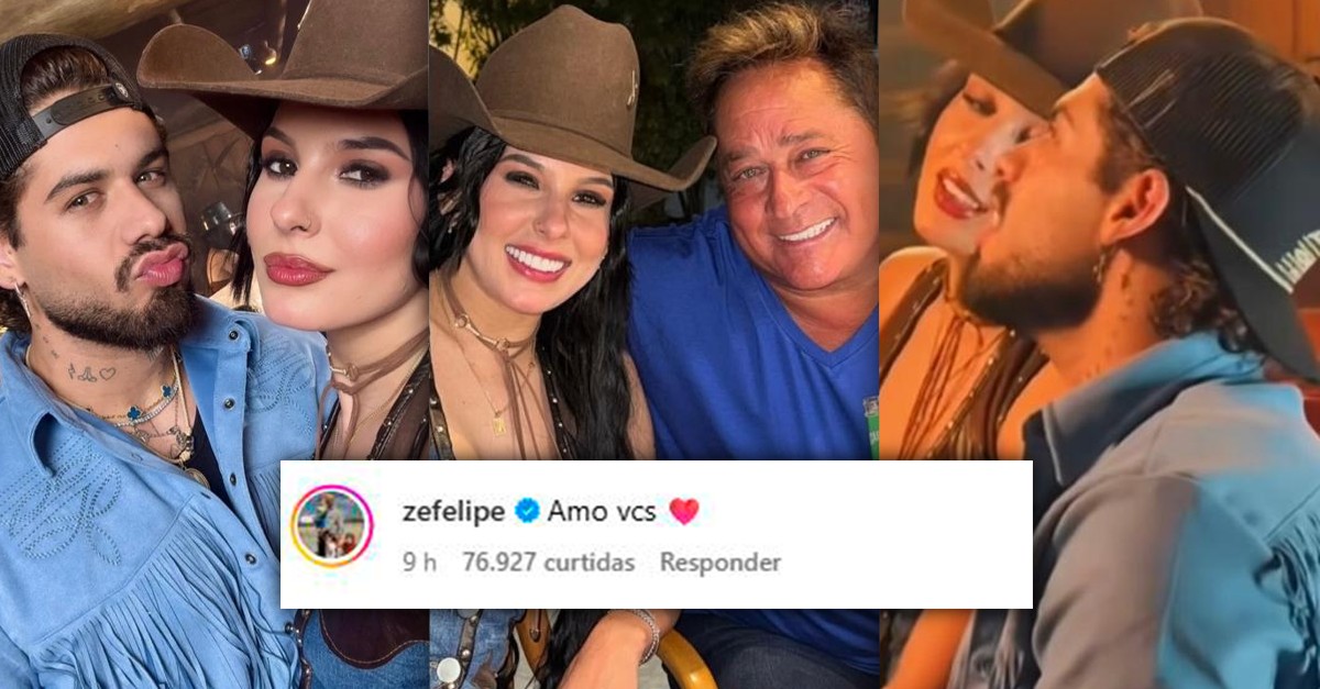 Fã prevê que Zé Felipe e Ana Castela terão filhos gêmeos e faz cantor cair na risada