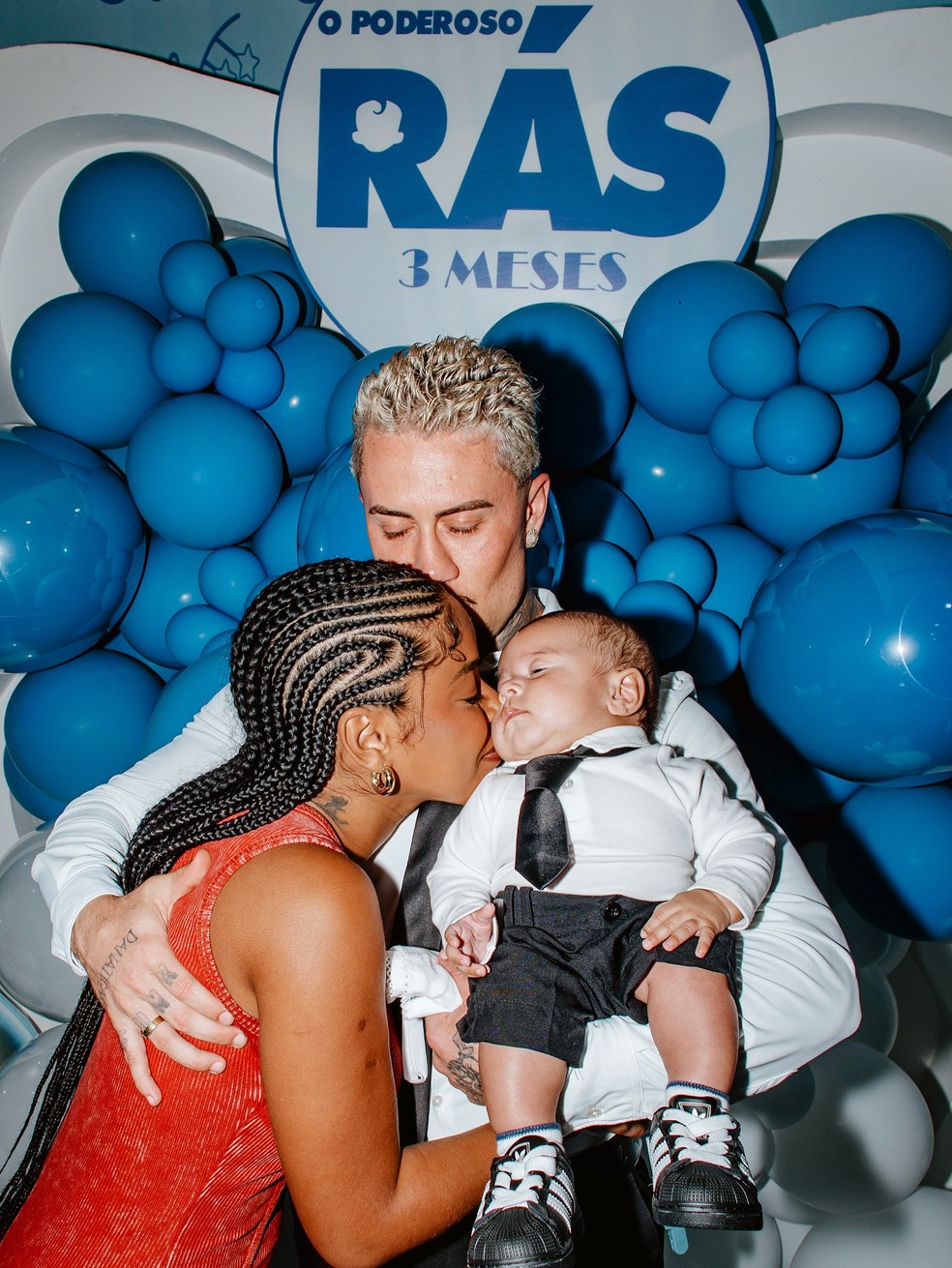 MC Daniel e Lorena Maria celebram três meses do filho — Foto: Instagram