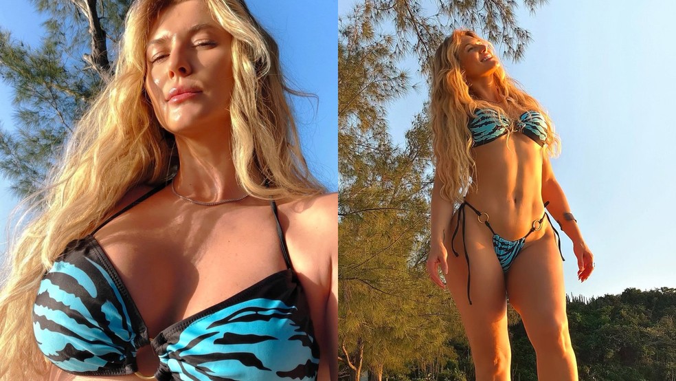 Lívia Andrade movimenta a rede com fotos de biquíni