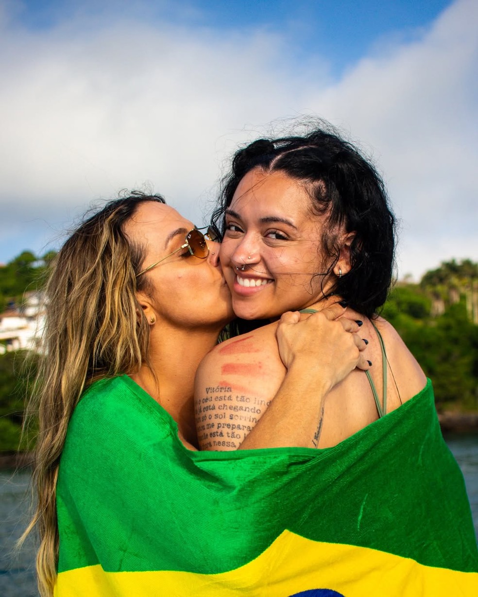 Carla Perez e sua filha, Camilly Victoria — Foto: reprodução/Instagram