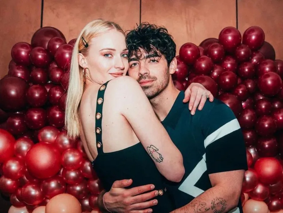 Sophie Turner e Joe Jonas — Foto: reprodução