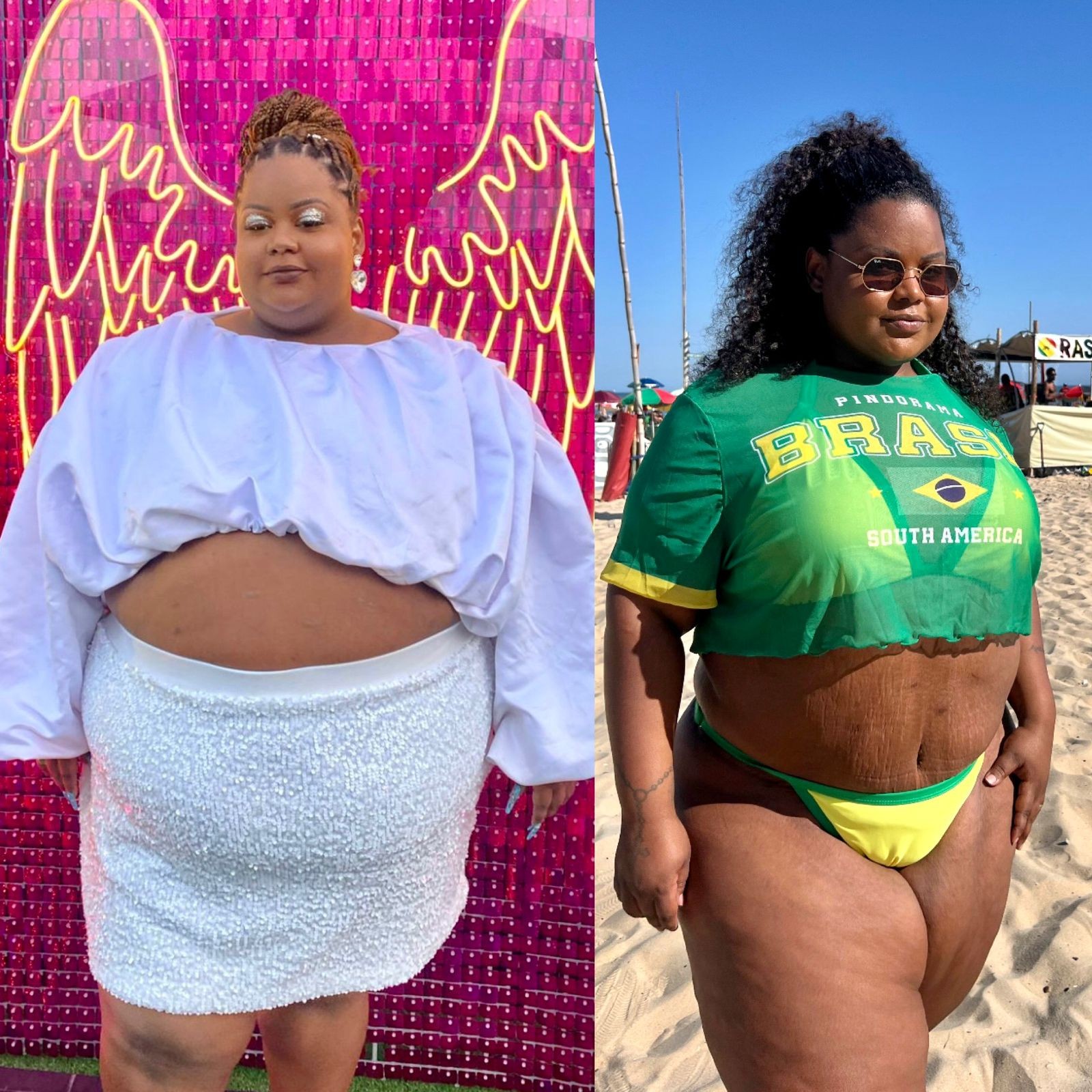 Após perder 60 Kg, MC Carol mostra antes e depois: 'Me olho no espelho e fico incrédula'