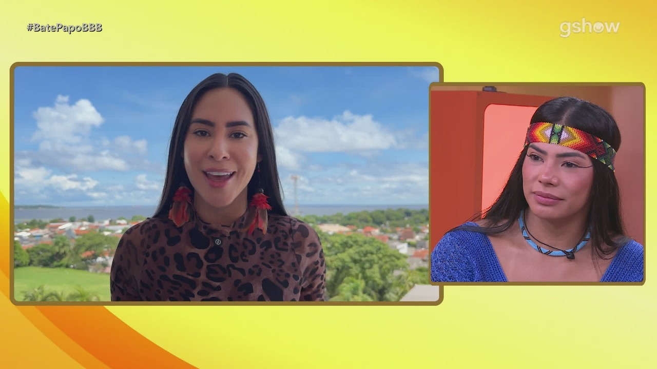 Marciele chora com recado de Isabelle Nogueira no Bate-Papo BBB: 'De Cunhã para Cunhã'