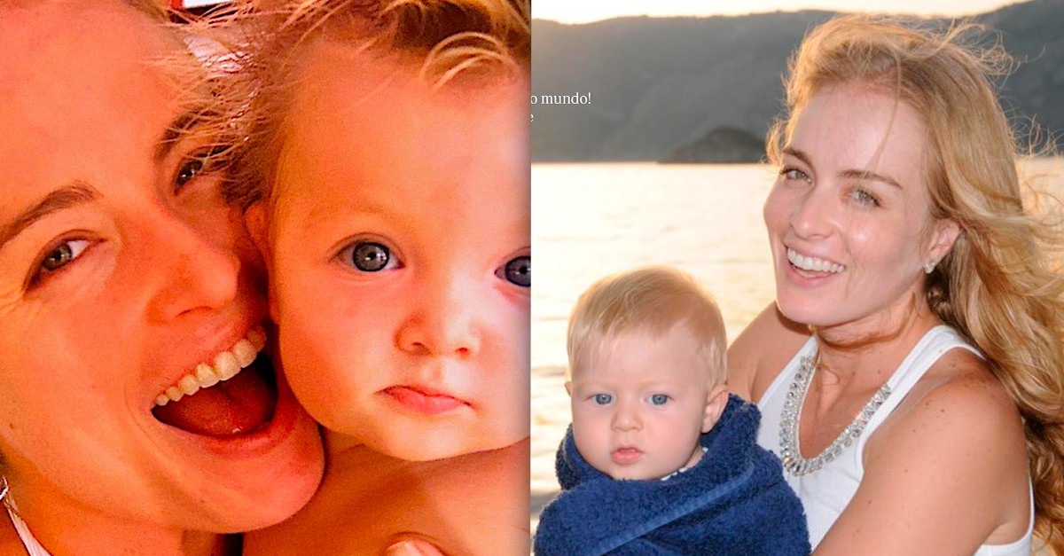 Joaquim e Benício Huck resgatam fotos para parabenizar a mãe, Angélica: 'Mulher mais incrível'