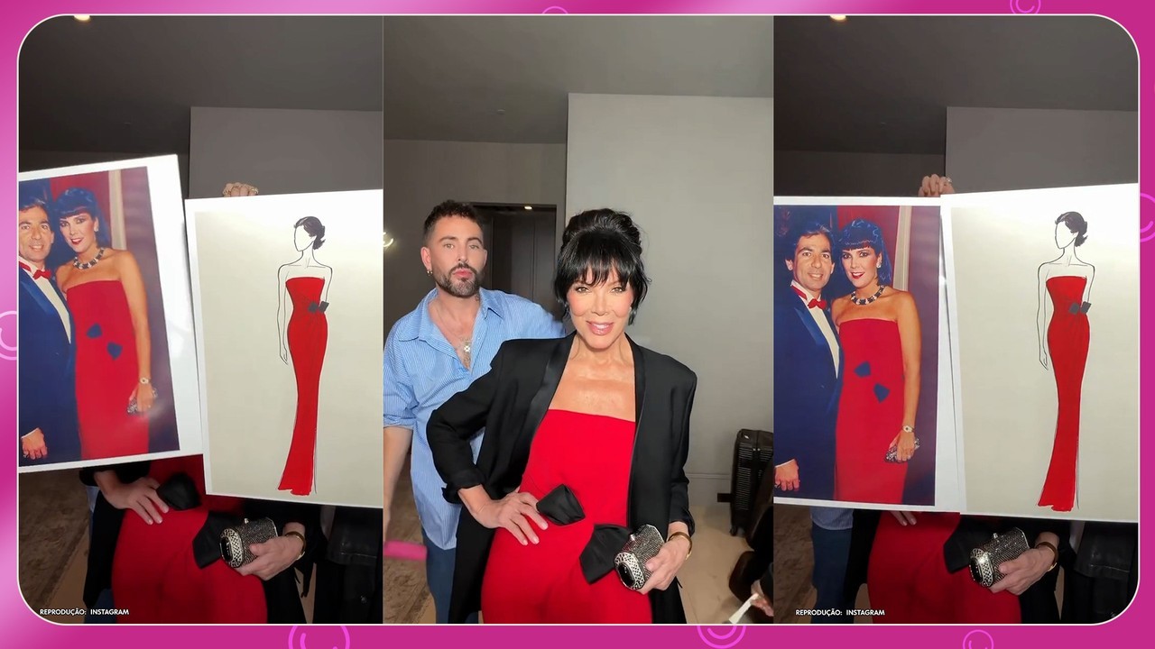 Kris Jenner surpreende ao repetir vestido usado há décadas e é elogiada: 'Está rejuvenescendo ao contrário'