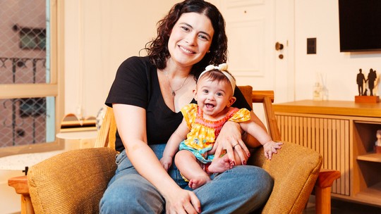 Mãe de primeira viagem, Michelle Loreto fala dos desafios da maternidade: 'A coisa mais linda e mais difícil que fiz na vida' - Foto: (Samuel Kobayashi/gshow)