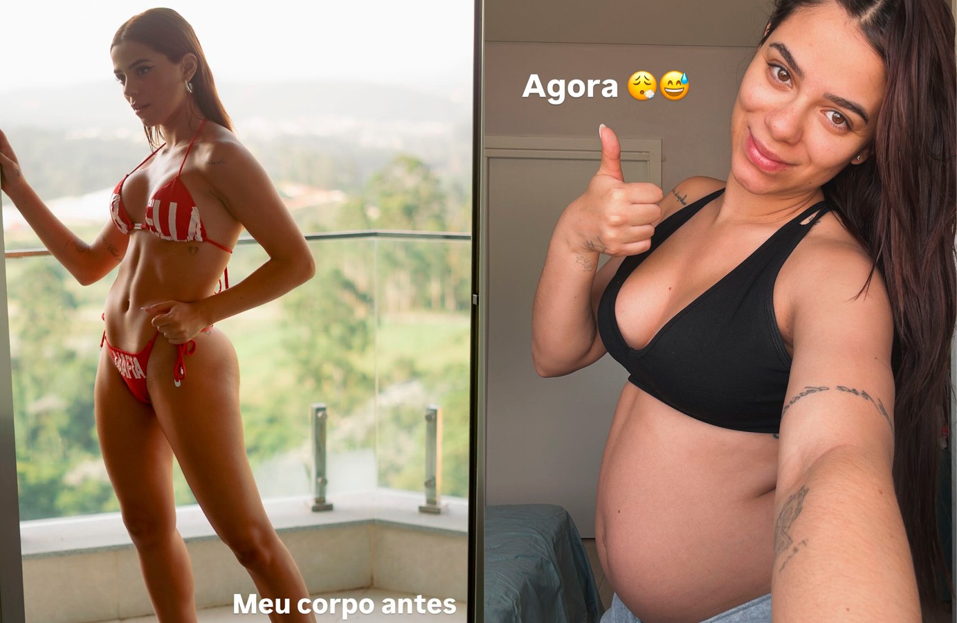 Grávida de 5 meses, Key Alves mostra mudanças no corpo: 'Engordei 10kg'