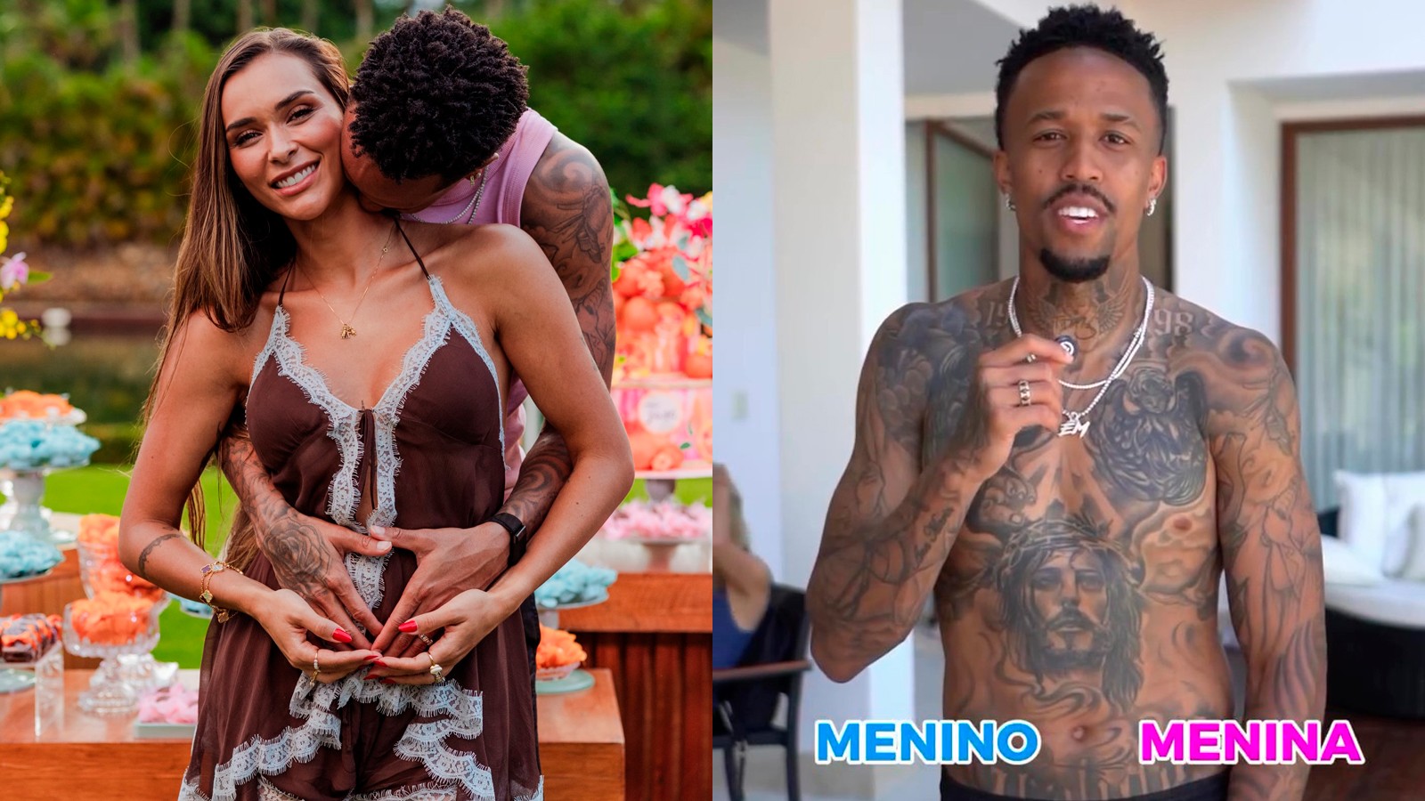 Grávida, Tainá compartilha palpite de Éder Militão se será pai de menino ou menina; vídeo