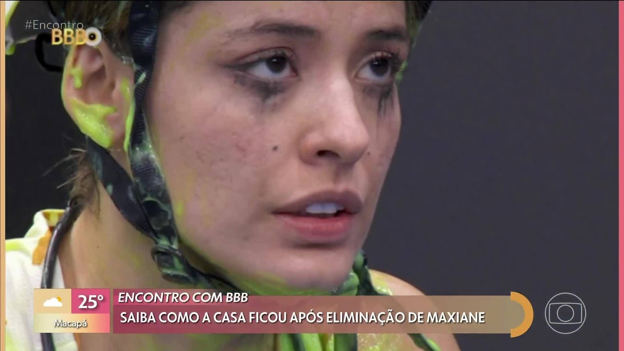 Beatriz Reis aparece com maquiagem derretida e brinca: 'Entendo a Maxiane. Na minha edição, eu parecia um panda'