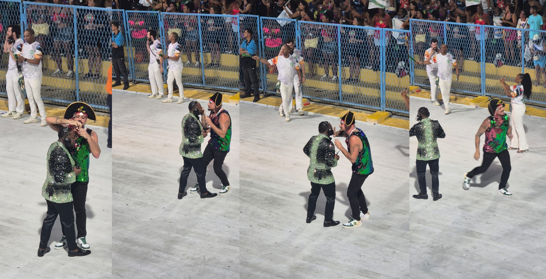Ritual de carnaval: Leandro Vieira 'purpuriniza' integrantes da Imperatriz ante desfile