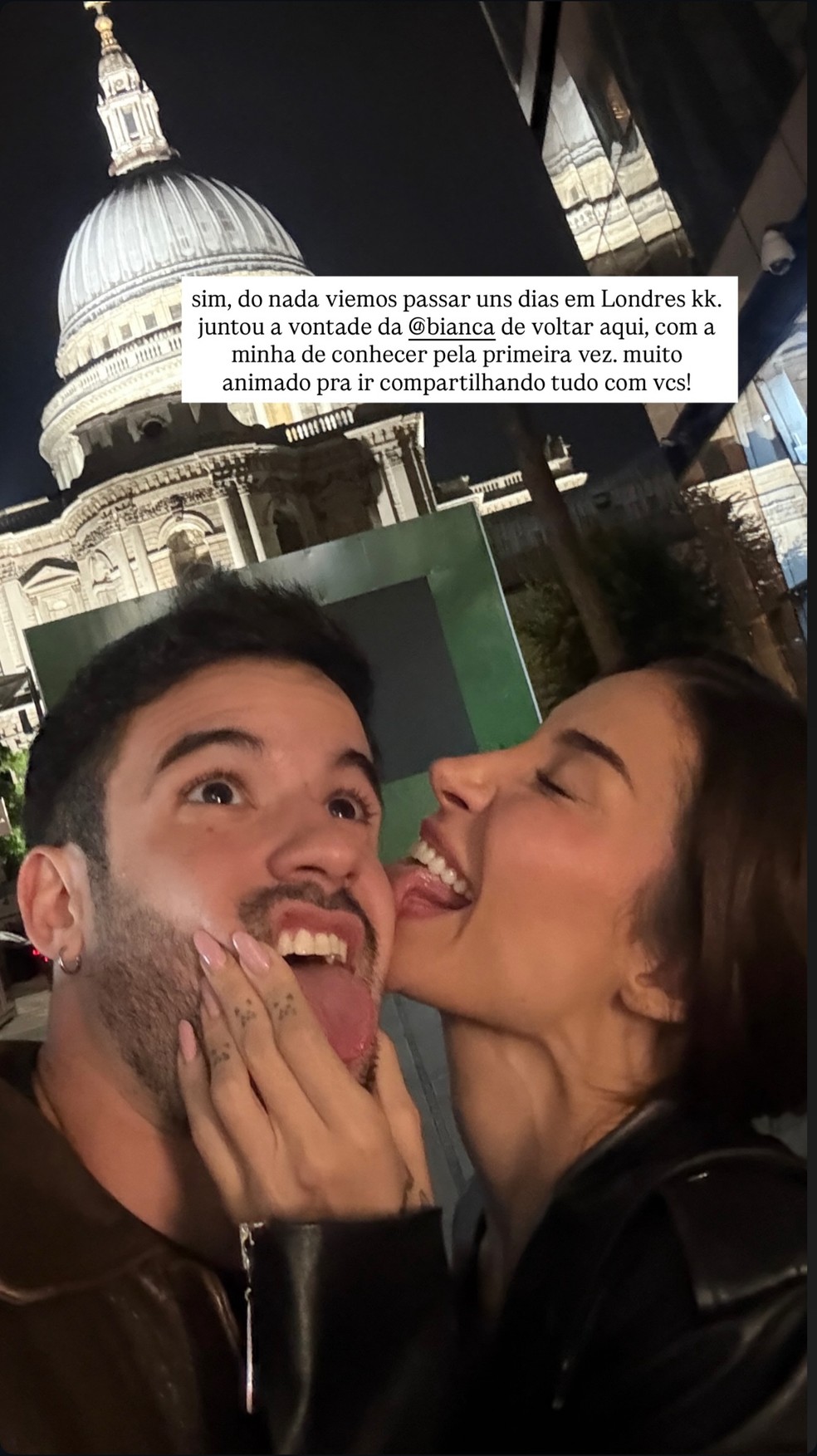 Diego Cruz e Bianca Andrade — Foto: Reprodução/Instagram
