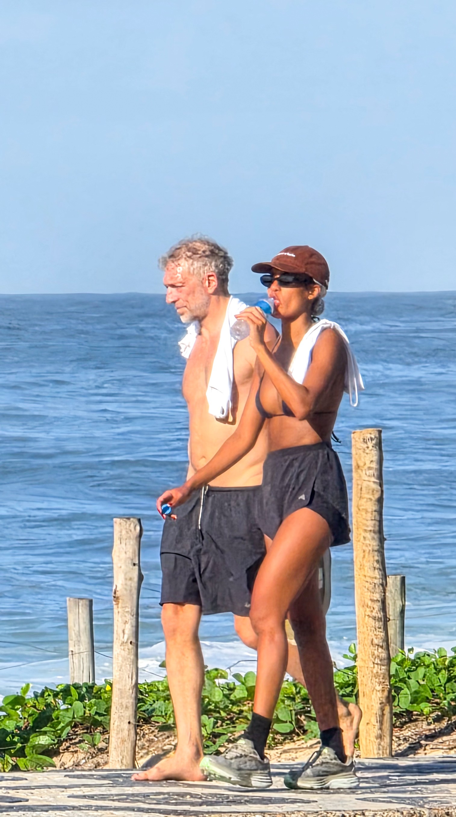 Endorfinados: Thiago Martins, Vincent Cassel e Nicolas Prattes se exercitam na corrida