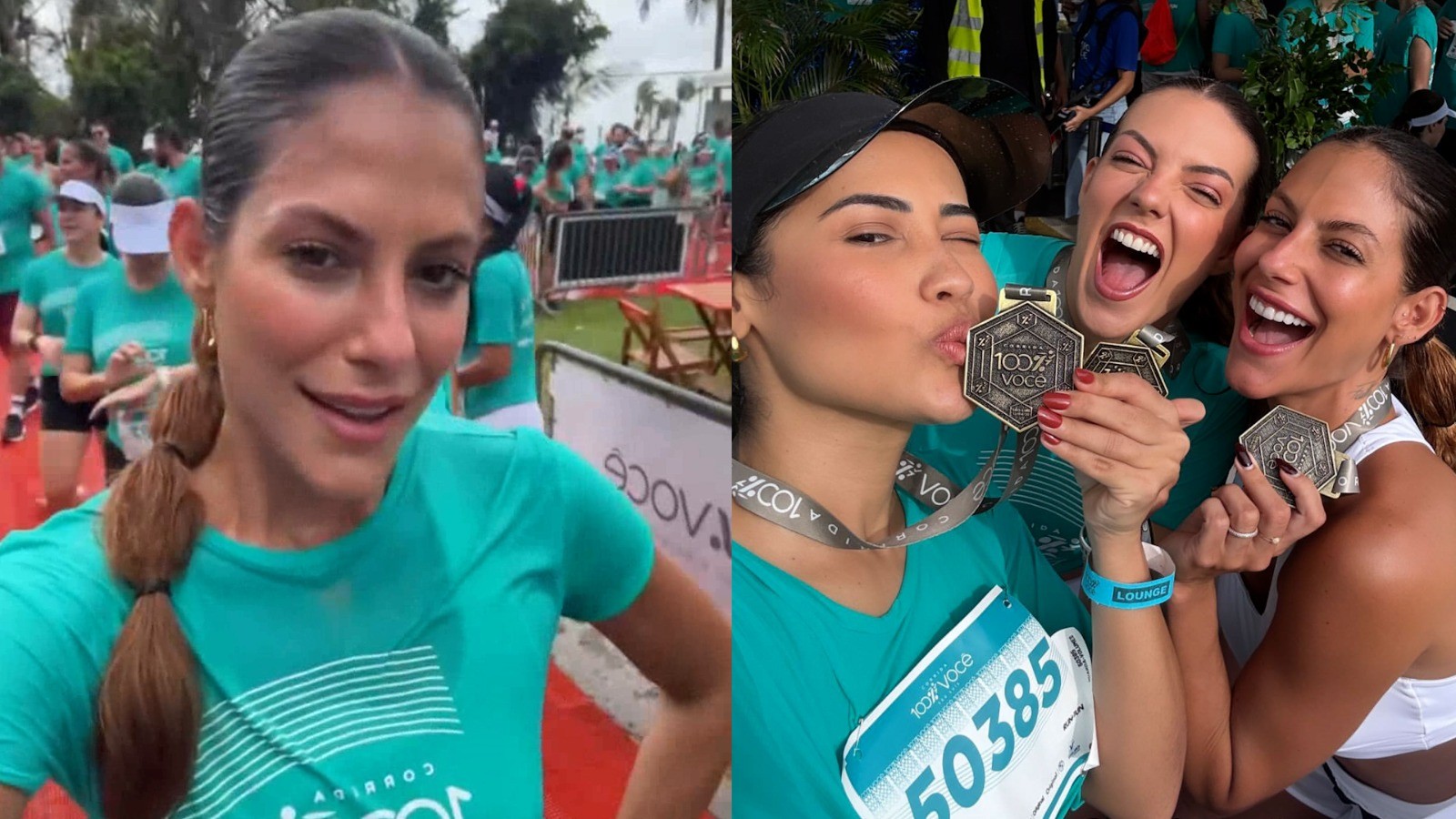 Mari Gonzalez completa corrida com infecção intestinal: 'Nem a dor de barriga vai me parar'