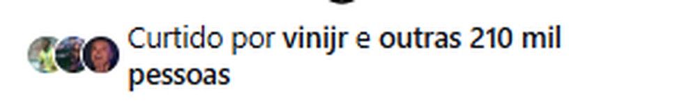 Vini Jr. curte postagem de Virginia em meio a rumores de término — Foto: Instagram