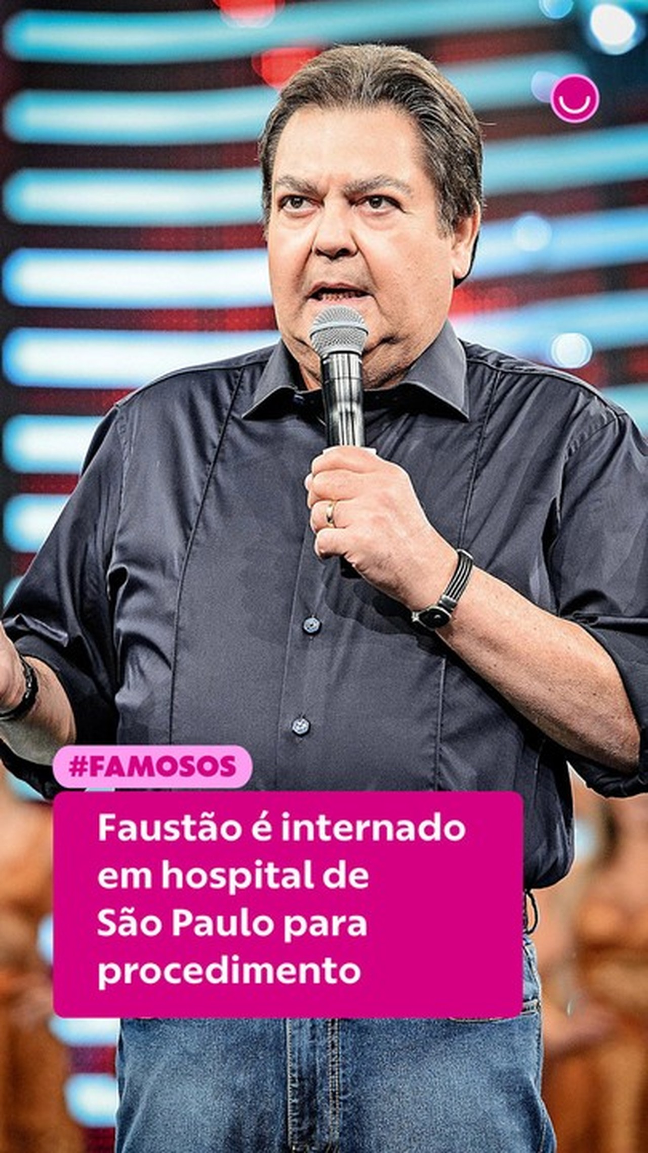 Faustão segue internado em hospital de São Paulo e equipe explica adiamento de alta