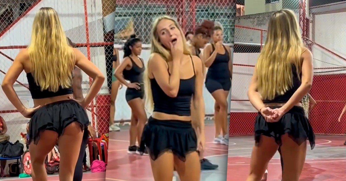 Bruna Griphao mostra aula de samba e expõe bronca de professor: 'Quando quer aprender, a gente olha'