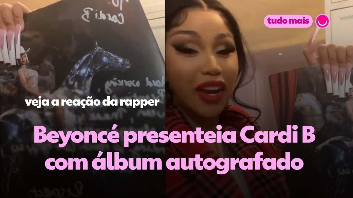 Beyoncé presenteia Cardi B com álbum 'Renaissance' autografado; veja a ...