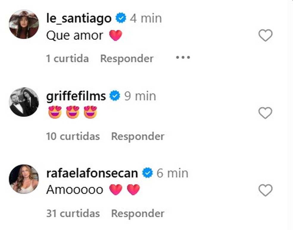 Veja os comentários no post — Foto: Reprodução Instagram