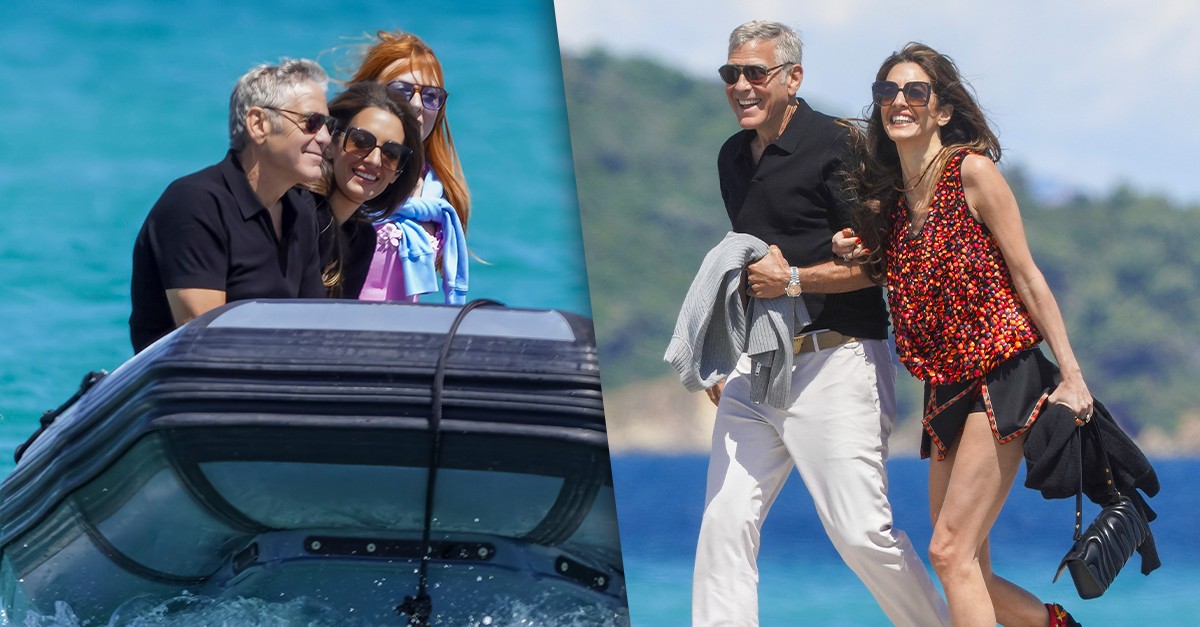 George Clooney celebra aniversário de 65 anos ao lado da esposa em Saint-Tropez