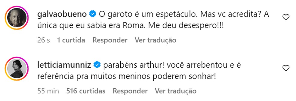 Galvão Bueno e Letticia Munniz comentam Quem Quer Ser Um Milionário — Foto: Reprodução