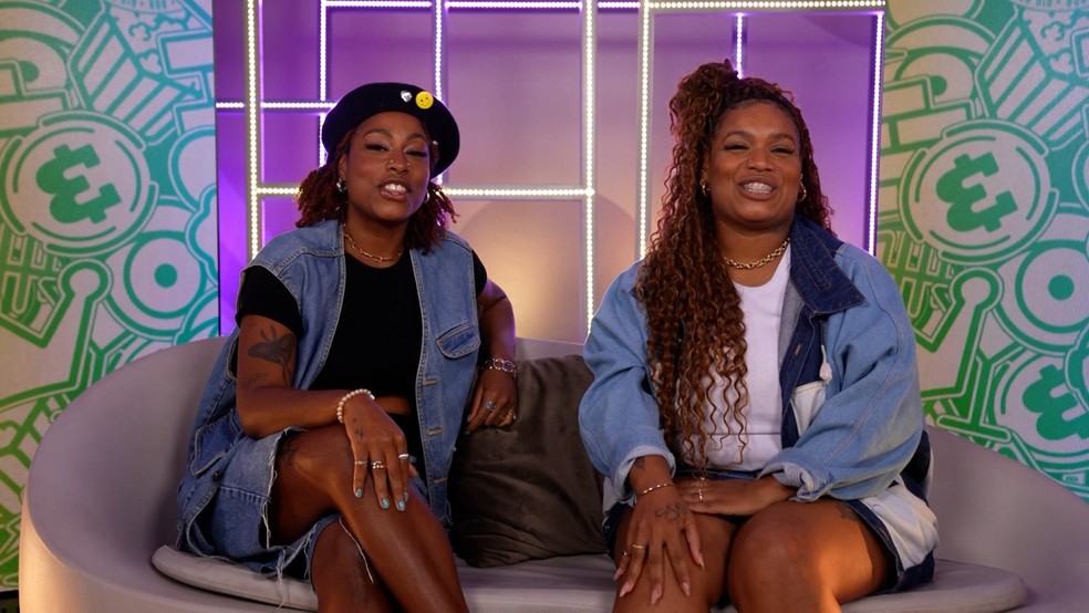 Camilla e Thamiris entram em dupla no BBB 25 — Foto: Globo