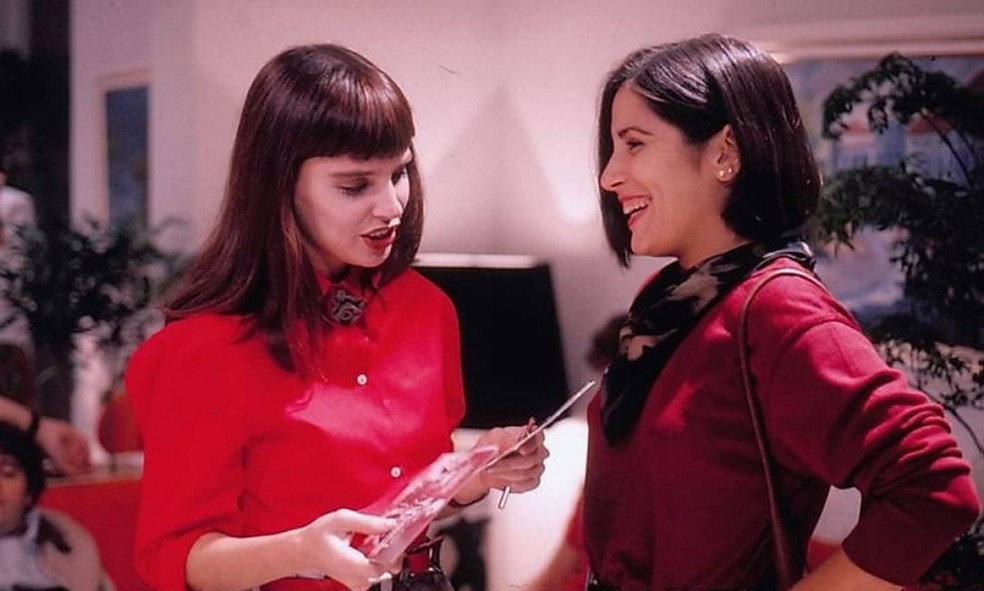 Lidia Brondi e Gloria Pires em Vale Tudo, 1988 — Foto: Acervo TV Globo