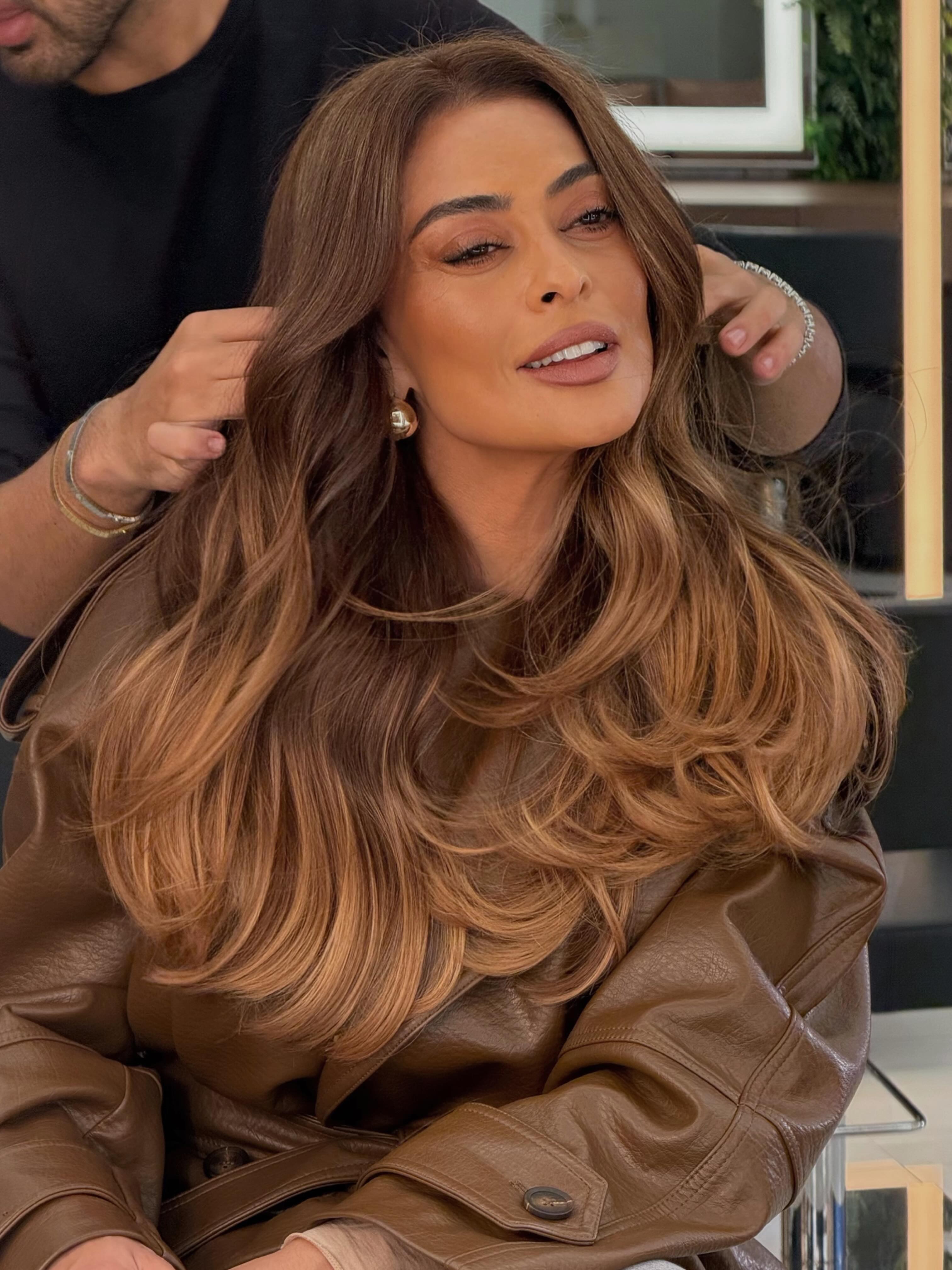 Juliana Paes muda o visual; veja antes e depois