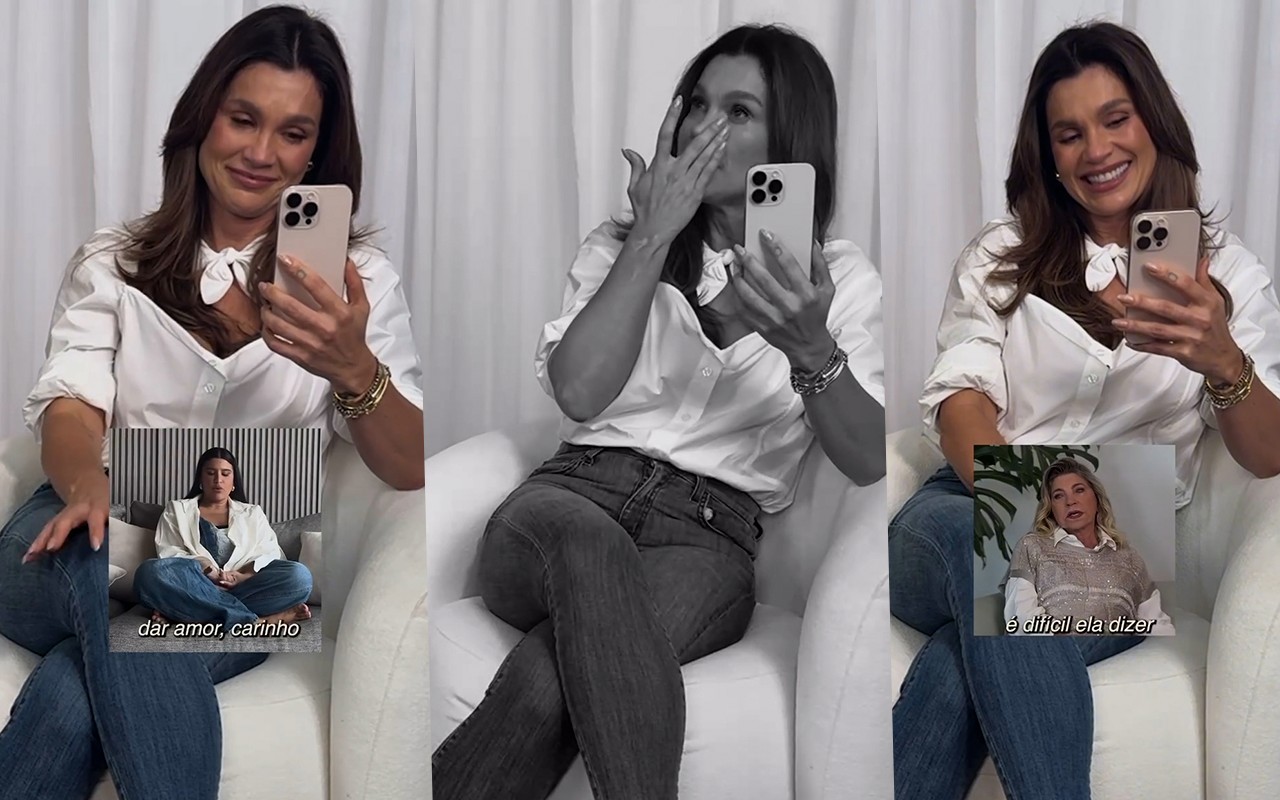 Dia das Mães: Flávia Alessandra chora com mensagens das filhas