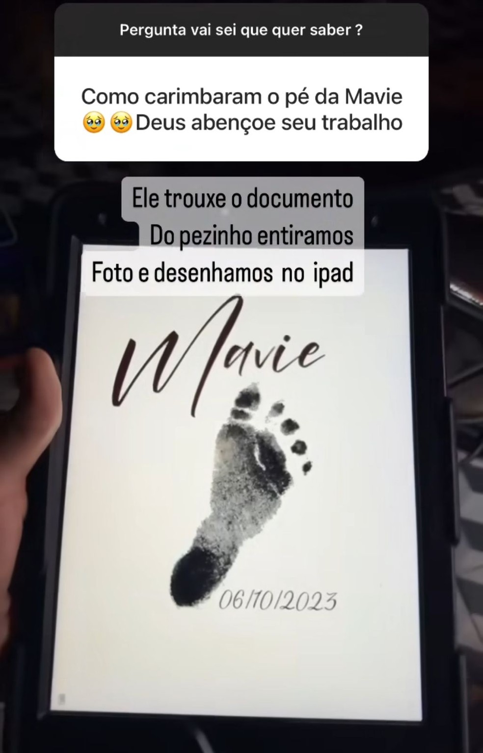 Neymar xăm tên và chân của con gái Mavie - Ảnh: Reproduction / Instagram