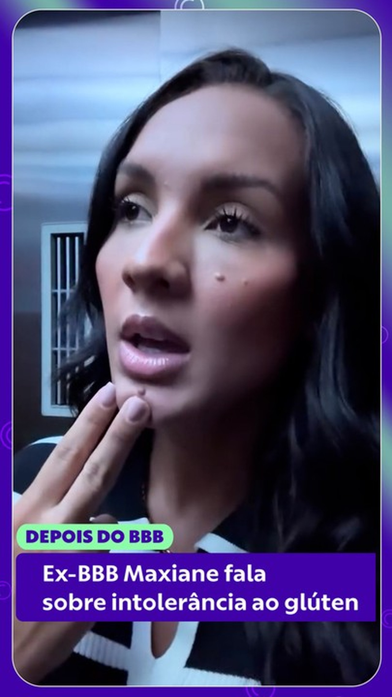 Ex-BBB Maxiane fala sobre intolerância ao glúten: 'Estou numa crise'