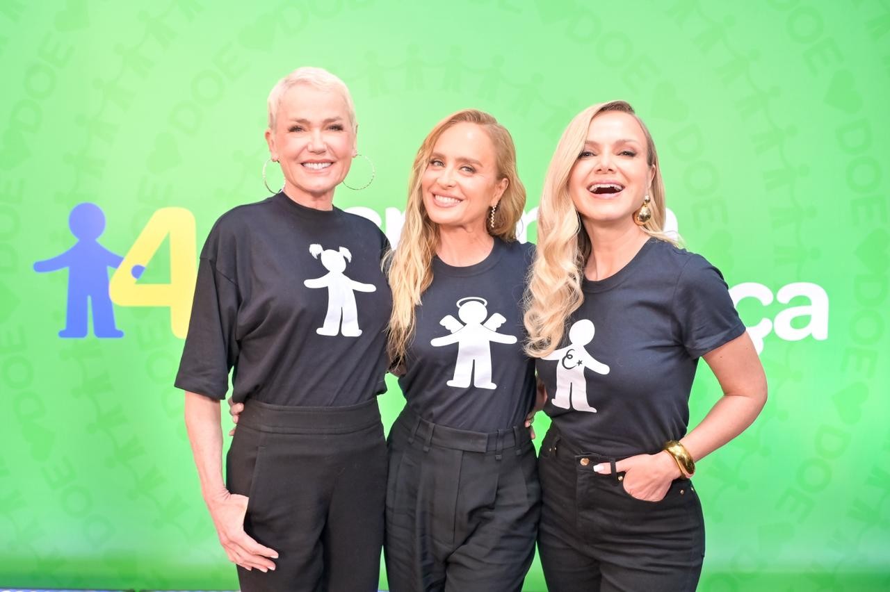 Xuxa, Angélica e Eliana falam de 'frio na barriga' antes de apresentar o Criança Esperança