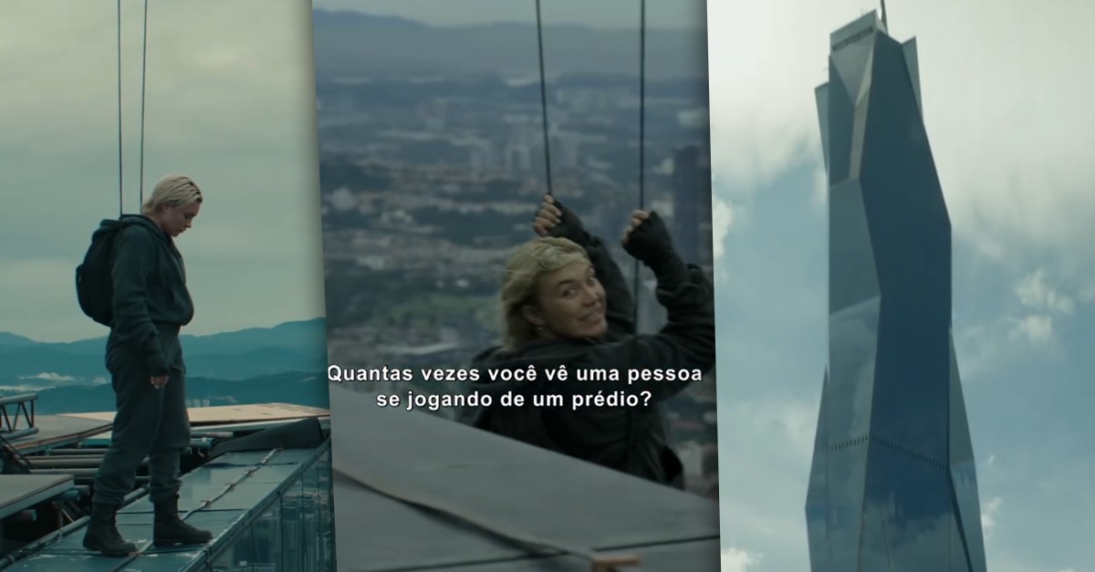'Thunderbolts*': sem dublê, Florence Pugh pula do 2° maior prédio do mundo para cena